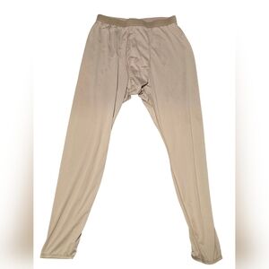 Milliken Desert Tan Light Weight Gen III Cold Weather Drawers Large Long EUC